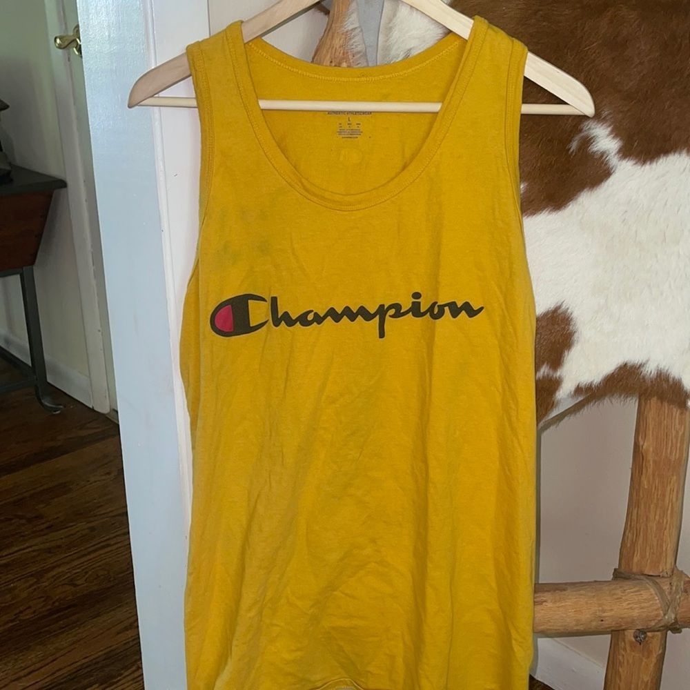 Champion Yellow Tank Top